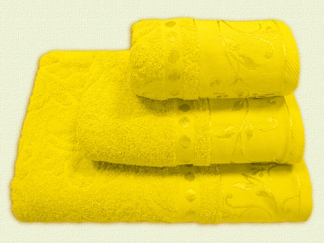 Комплект махровый из трех арт. 860 (цв. 401 - жёлтый) ― Тaко-Текстиль