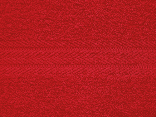 Полотенце однотонное (цвет: красный) ― Тaко-Текстиль
