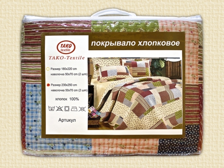 Упаковка и характеристики стеганых покрывал ― Тaко-Текстиль
