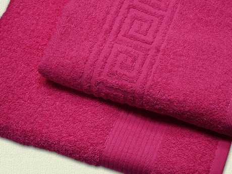 Полотенце махровое (цвет 202 - фуксия) ― Тaко-Текстиль