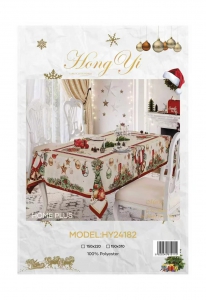 Скатерть гобеленовая "Новогодняя" 150*220 Арт.24-182