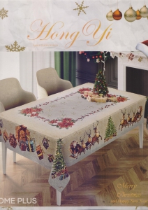 Скатерть гобеленовая "Новогодняя" 150*220 Арт.24-688