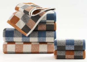 Полотенце махровое "Квадраты" арт.23-3 Синий