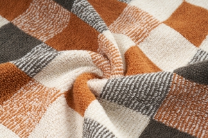 Полотенце махровое "Квадраты" арт.23-3 Коричневый