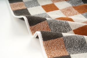 Полотенце махровое "Квадраты" арт.23-3 Коричневый