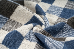 Полотенце махровое "Квадраты" арт.23-3 Синий