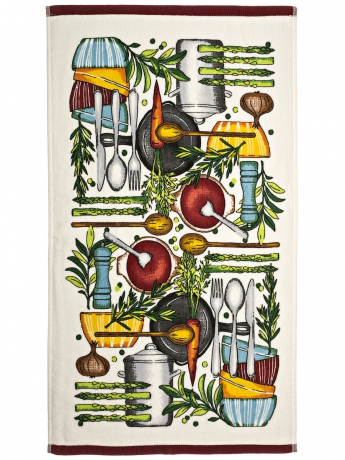 Махровое полотенце "кухня" арт. 18AB-2/5 ― Тaко-Текстиль