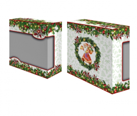 Коробка подарочная "Новогодняя" Арт.20-21 ― Тaко-Текстиль