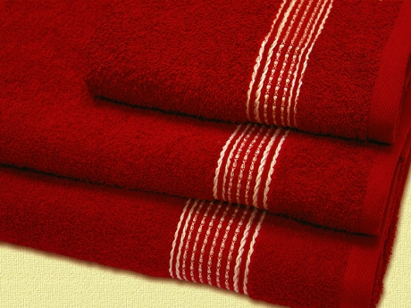Комплект махровый из 3-х арт. 227 (ярко-красный) ― Тaко-Текстиль