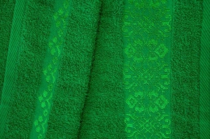 Комплект махровый из двух арт. 522 (зеленый 523)