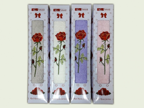 Полотенце в коробке "Роза" арт. 558 ― Тaко-Текстиль