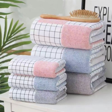 Полотенце махровое "Клеточки" Арт.633-2 ― Тaко-Текстиль