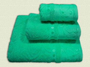 Комплект махровый из трех арт. 860 (цв. 516 - светлый мятный)