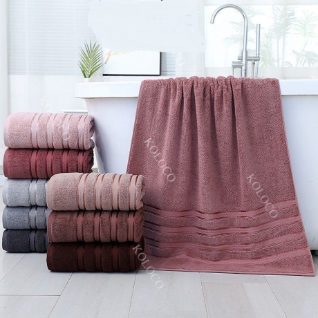 Полотенце махровое "Бордюр полоски" Арт.88-701 ― Тaко-Текстиль