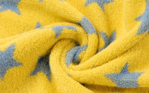 Полотенце махровое "Звезды" Арт.23-1 Желтое