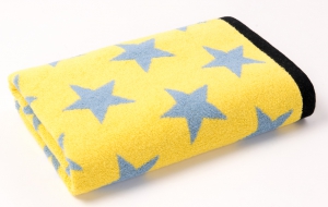 Полотенце махровое "Звезды" Арт.23-1 Желтое