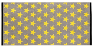 Полотенце махровое "Звезды" Арт.23-1 Серое