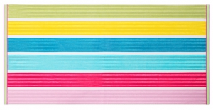 Полотенце махровое "Полоски" арт.23-2 розовый