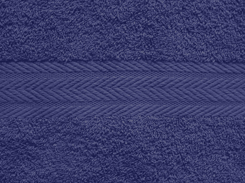 Полотенце однотонное (цвет: тёмно-синий) ― Тaко-Текстиль