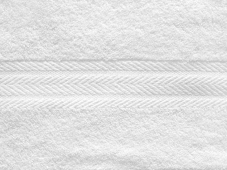 Полотенце однотонное (цвет: белый) ― Тaко-Текстиль