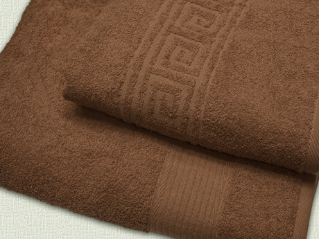 Махровое полотенце арт. 105 (цвет - коричневый) ― Тaко-Текстиль