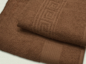 Махровое полотенце арт. 105 (цвет - коричневый)
