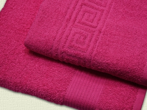 Махровое полотенце арт. 202 (цвет - фуксия)