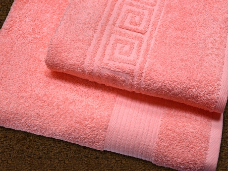 Махровое полотенце арт. 311 лососевый ― Тaко-Текстиль