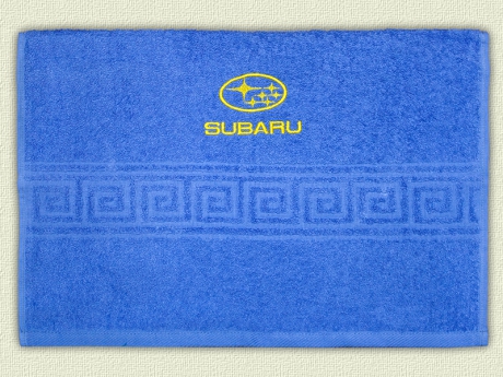 Полотенце с эмблемой Subaru Арт.999 ― Тaко-Текстиль