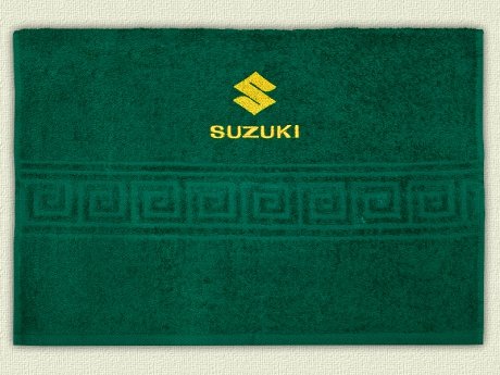 Полотенце с эмблемой Suzuki Арт.999 ― Тaко-Текстиль